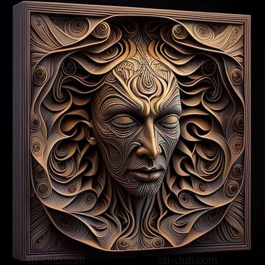 3D model Alex Grey (STL)